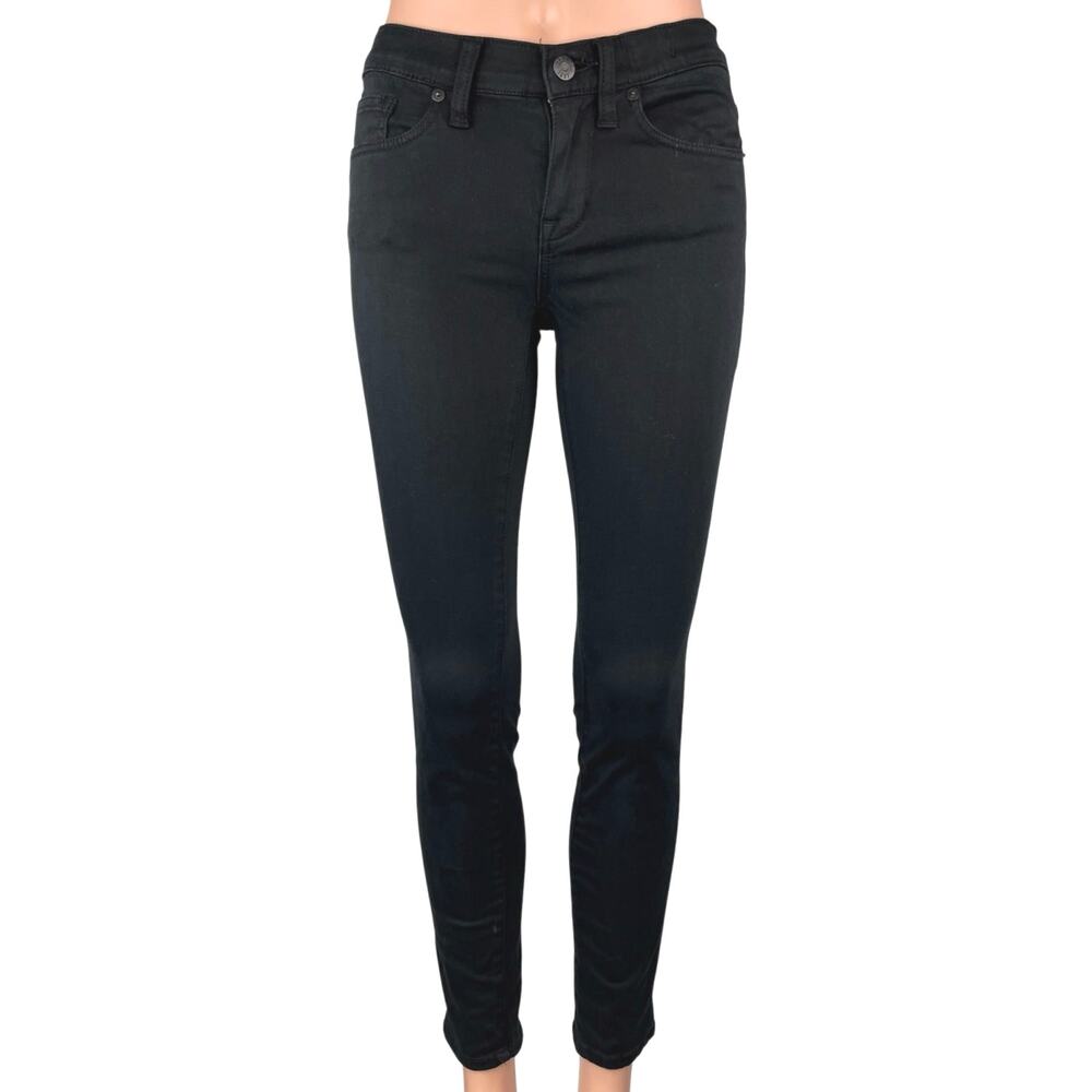 Madewell Women's Black Low Rise Stretchy Skinny Skinny Denim Jeans Size 24